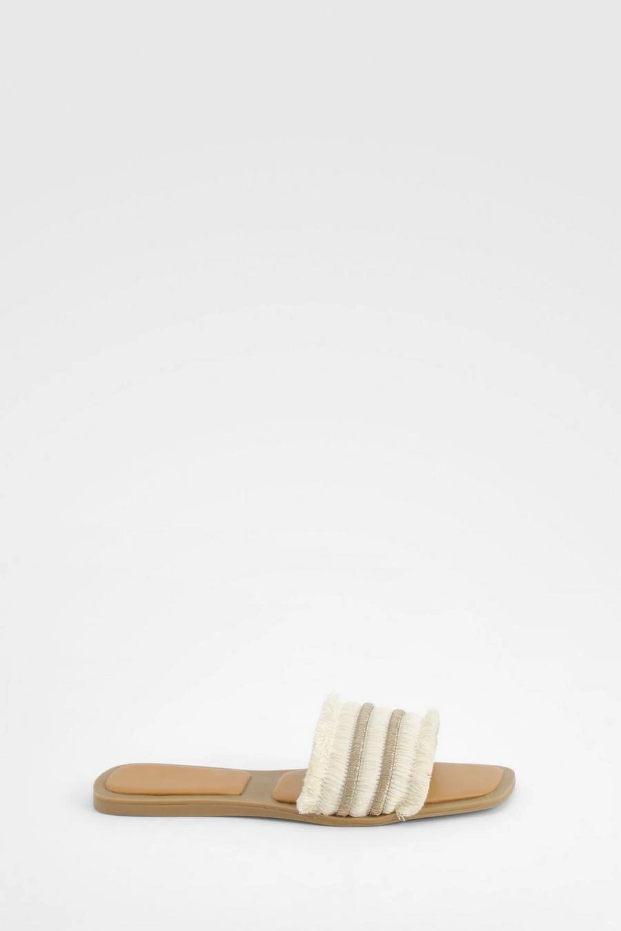 BOOHOO Fringe Detail Sliders 2 BOOHOO Fringe Detail Sliders - Image 2