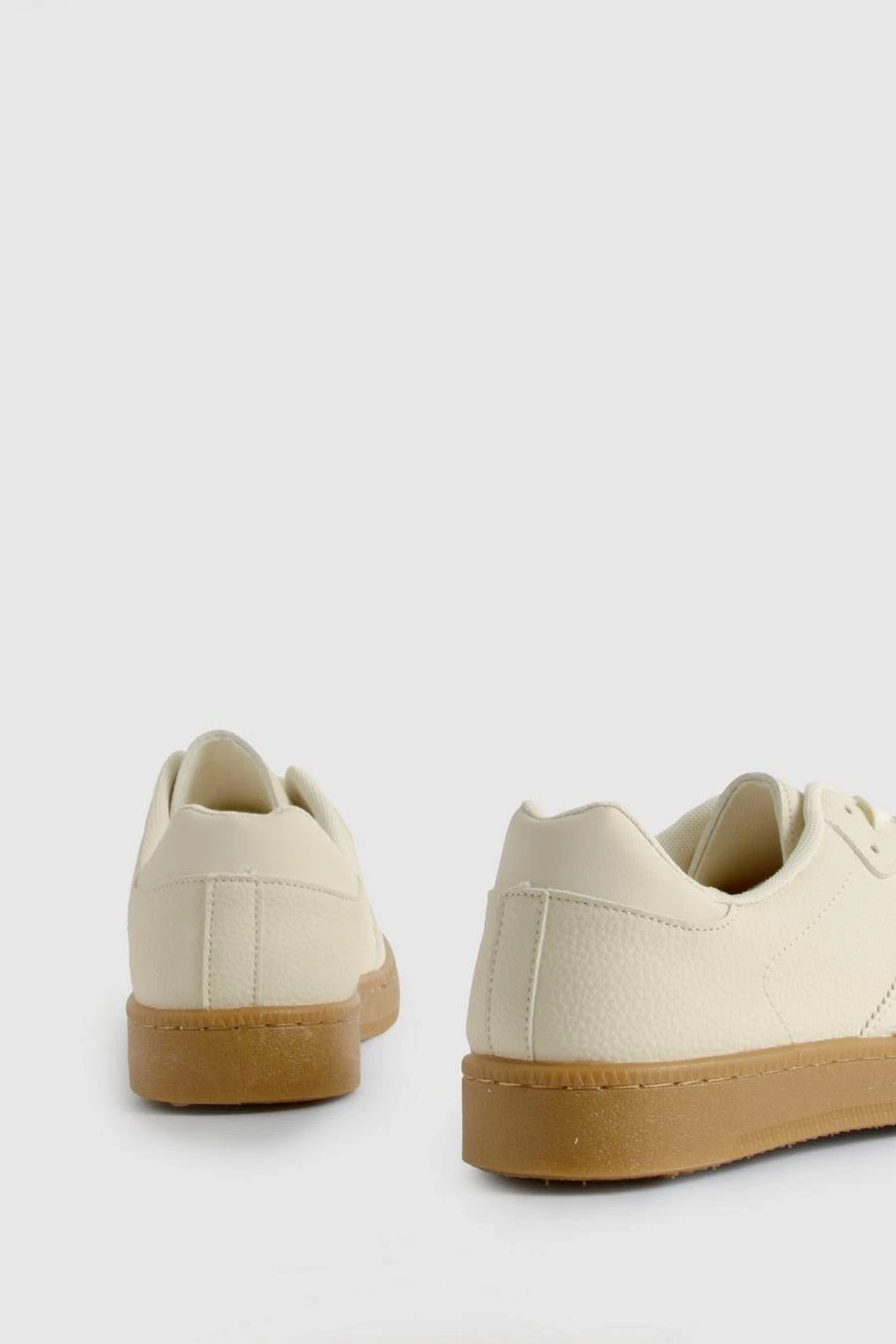 BOOHOO Gum Sole Lace Up Trainers 4 BOOHOO Gum Sole Lace Up Trainers - Image 4