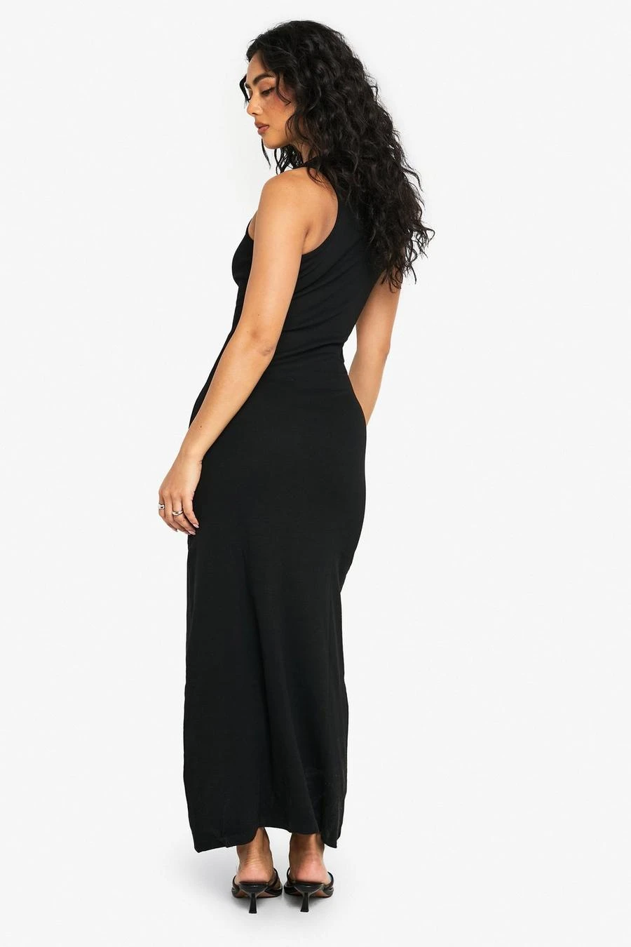 BOOHOO Basic Rib Fit And Flare Maxi 2 BOOHOO Basic Rib Fit And Flare Maxi - Image 2