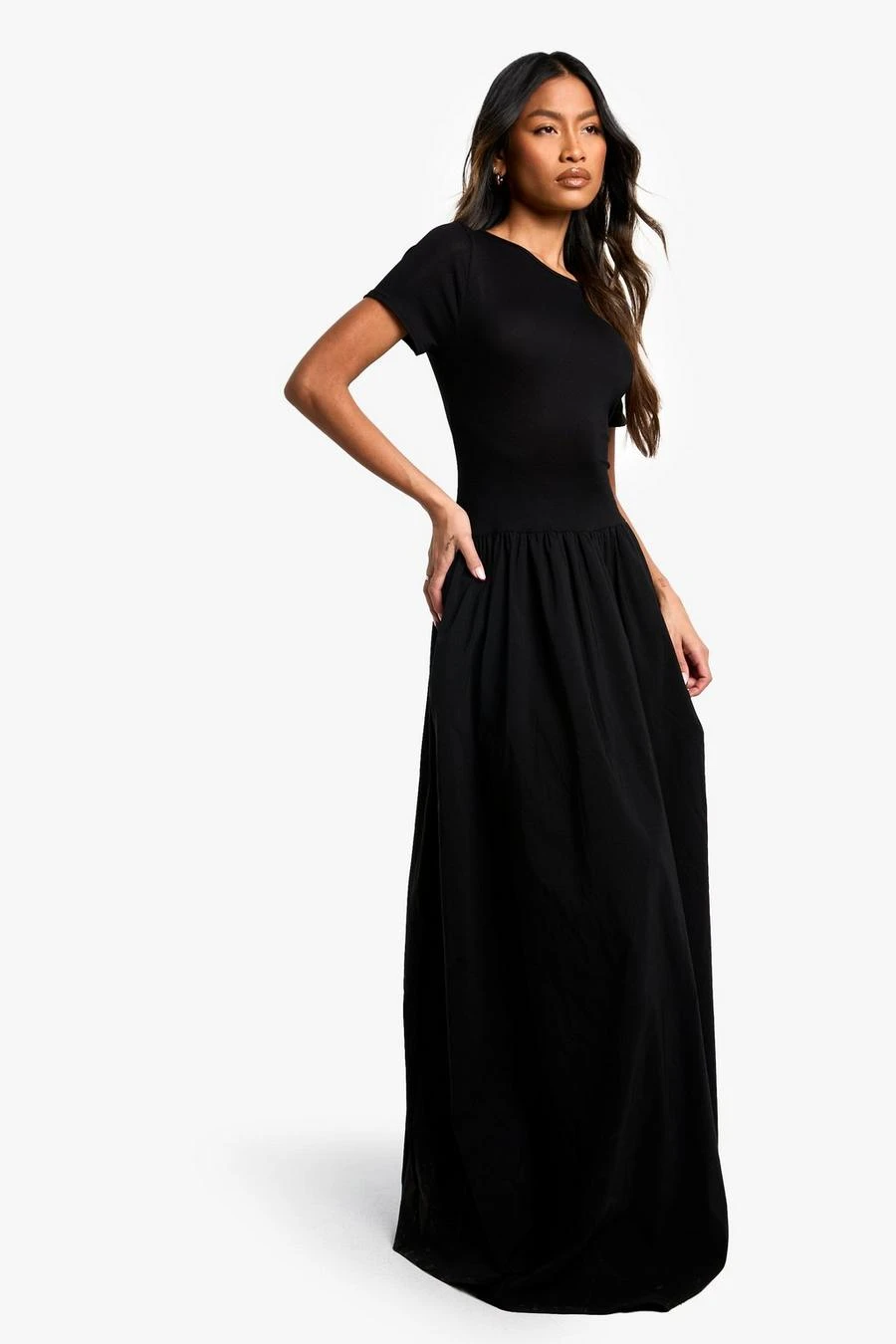 BOOHOO Bengaline Mix Maxi Dress 3 BOOHOO Bengaline Mix Maxi Dress - Image 3