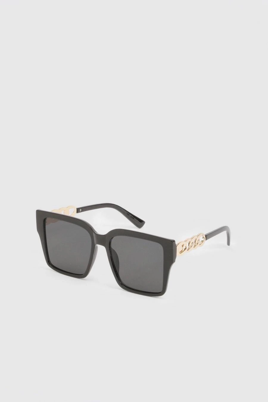 BOOHOO Black Frame Oversized Sunglasses 2 BOOHOO Black Frame Oversized Sunglasses - Image 2