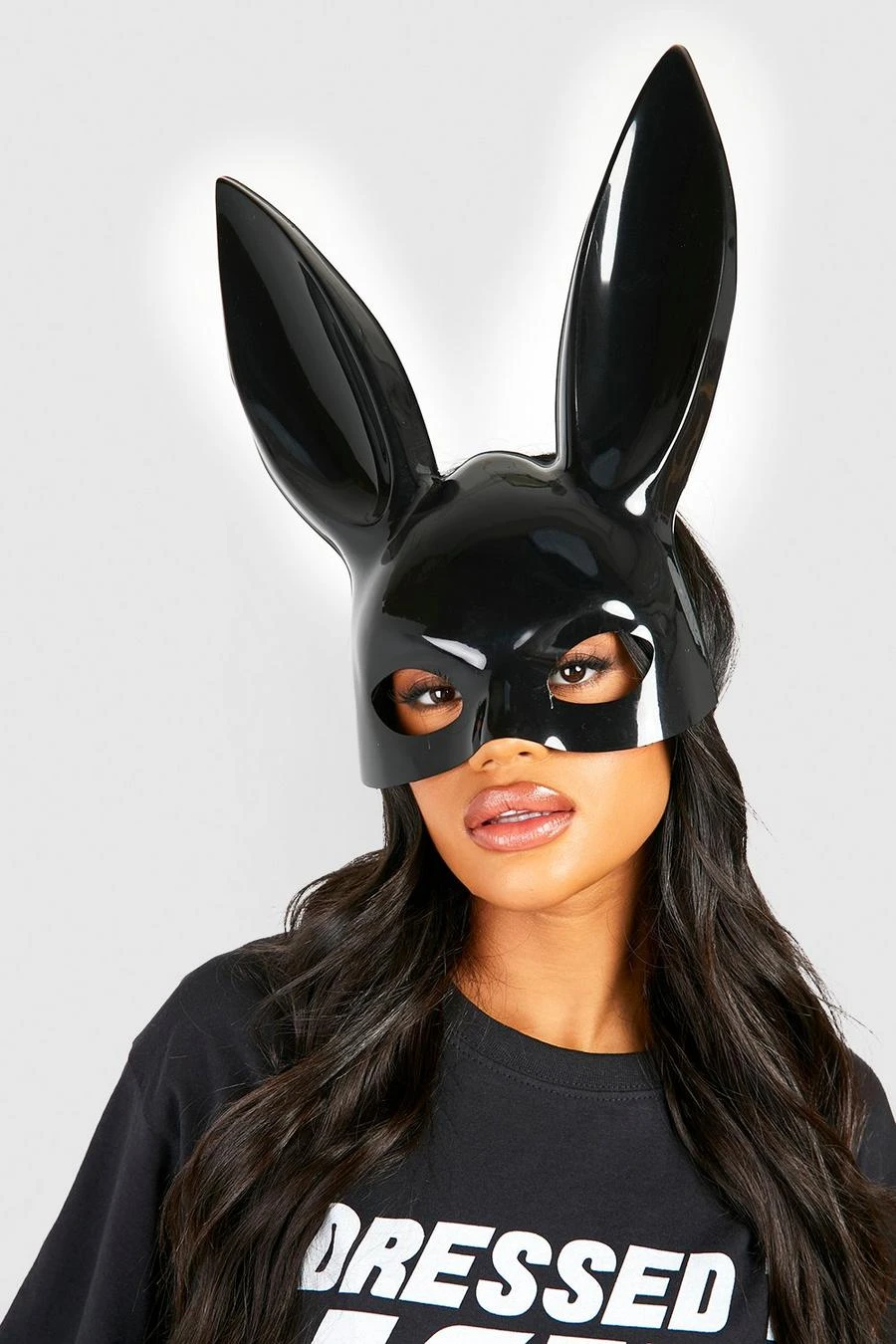 BOOHOO Halloween Bunny Half Mask 4 BOOHOO Halloween Bunny Half Mask - Image 4