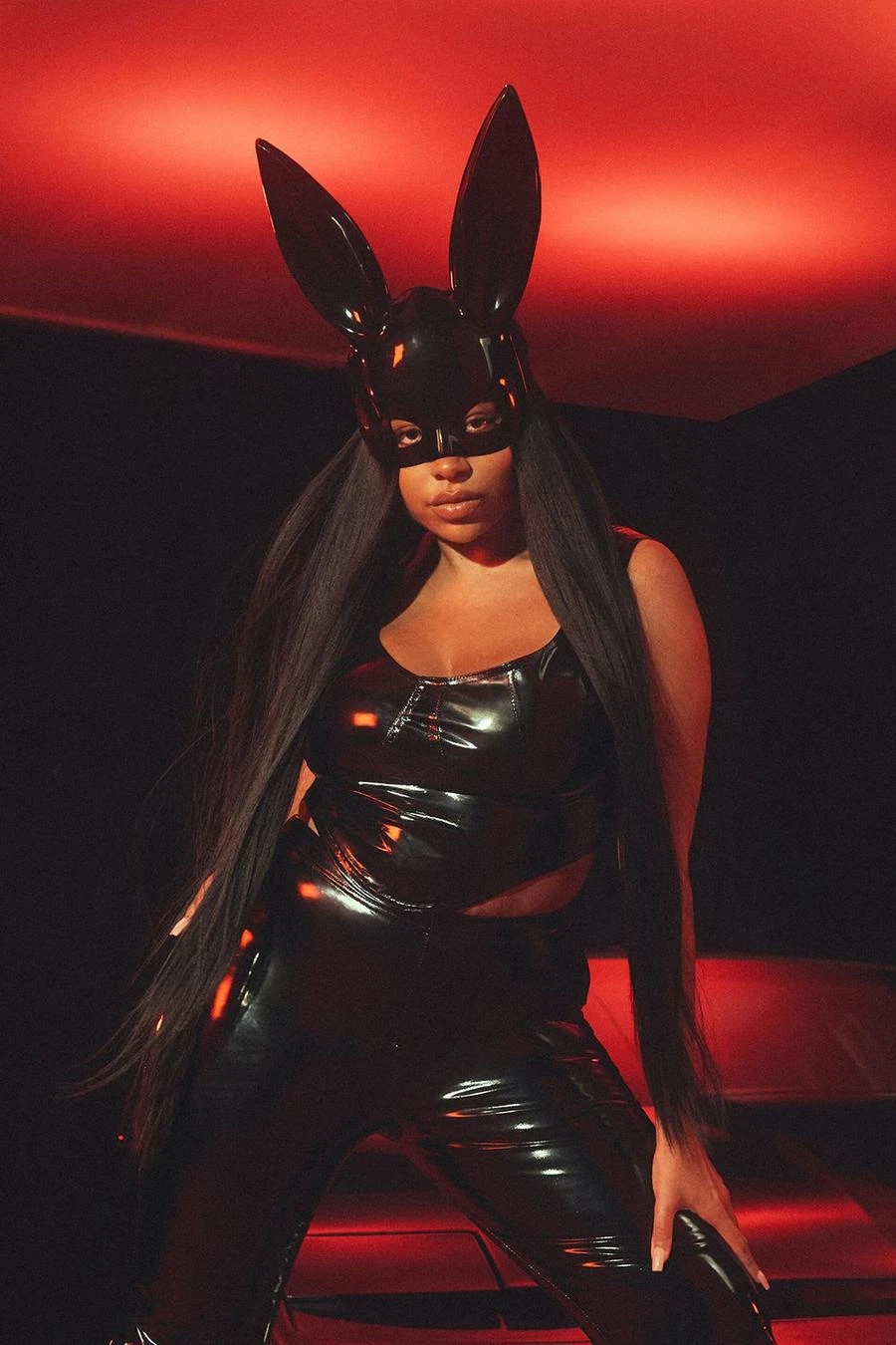 BOOHOO Halloween Bunny Half Mask 1 BOOHOO Halloween Bunny Half Mask