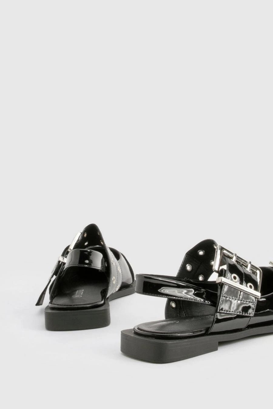 BOOHOO Mary Jane Buckle Pointed Flats 4 BOOHOO Mary Jane Buckle Pointed Flats - Image 4