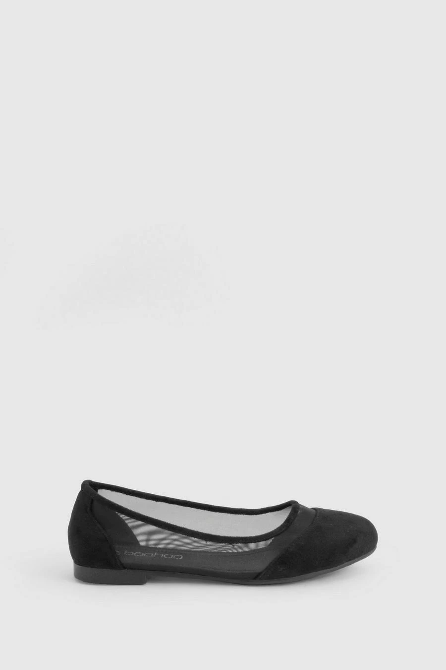 BOOHOO Mesh Round Toe Ballet Flats 3 BOOHOO Mesh Round Toe Ballet Flats - Image 3