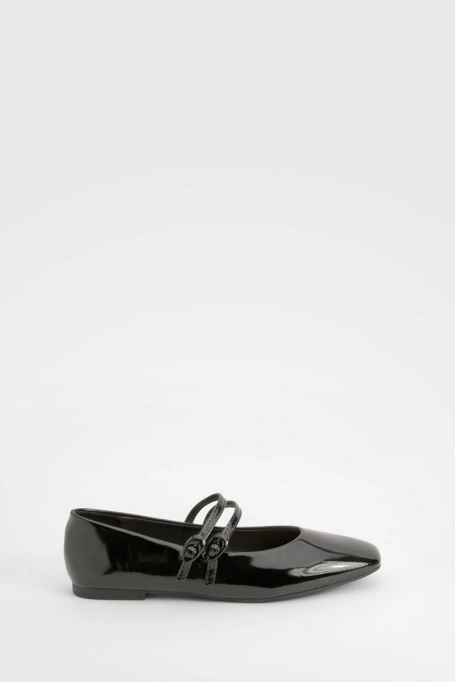 BOOHOO Patent Double Strap Mary Janes 3 BOOHOO Patent Double Strap Mary Janes - Image 3
