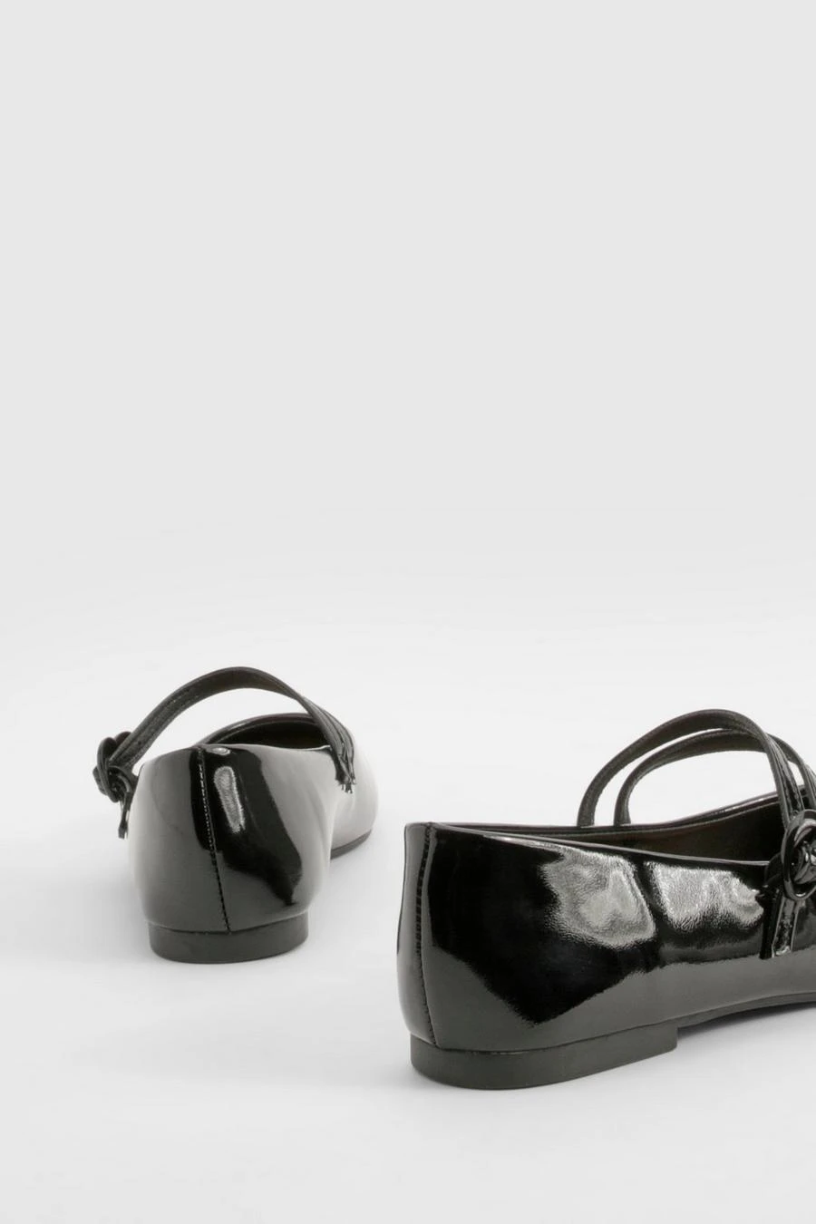 BOOHOO Patent Double Strap Mary Janes 4 BOOHOO Patent Double Strap Mary Janes - Image 4