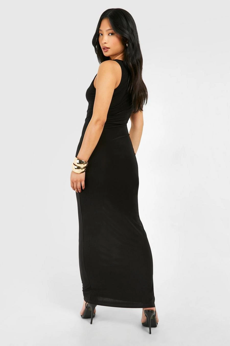 BOOHOO Petite V Neck Maxi Dress 2 BOOHOO Petite V Neck Maxi Dress - Image 2