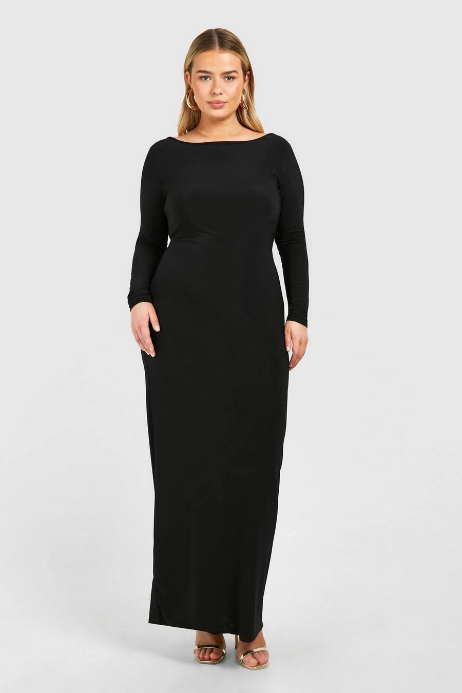 BOOHOO Plus Low Back Maxi Dress 3 BOOHOO Plus Low Back Maxi Dress - Image 3