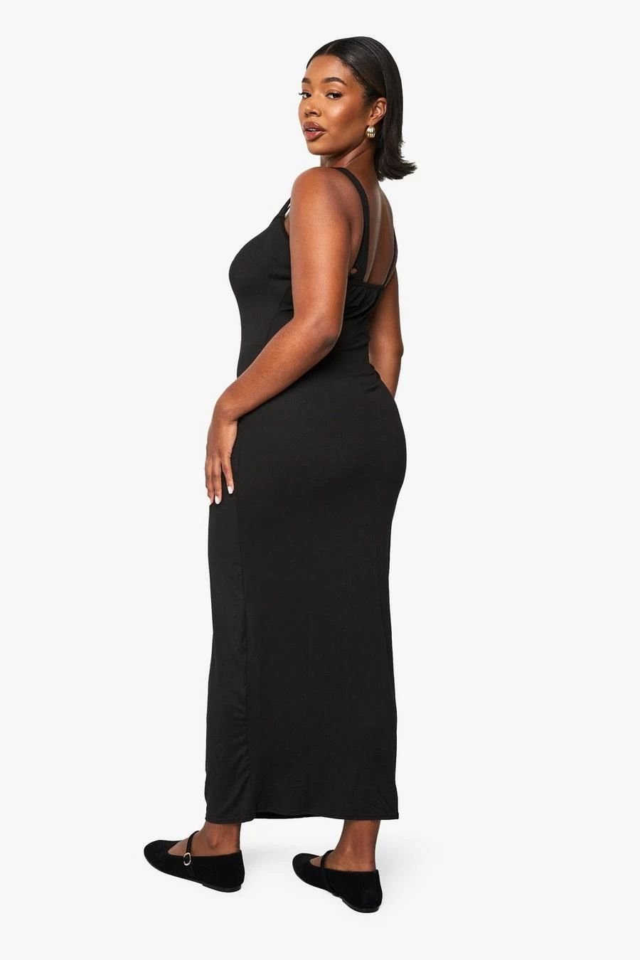 BOOHOO Plus Super Square Sleeve Maxi Dress 2 BOOHOO Plus Super Square Sleeve Maxi Dress - Image 2