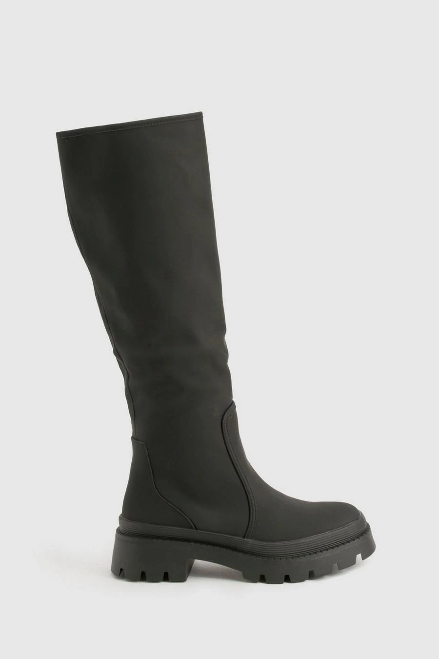 BOOHOO Rubber Knee High Boots 3 BOOHOO Rubber Knee High Boots - Image 3