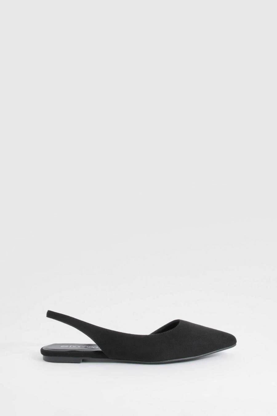 BOOHOO Slingback Faux Suede Pointed Flats 2 BOOHOO Slingback Faux Suede Pointed Flats - Image 2