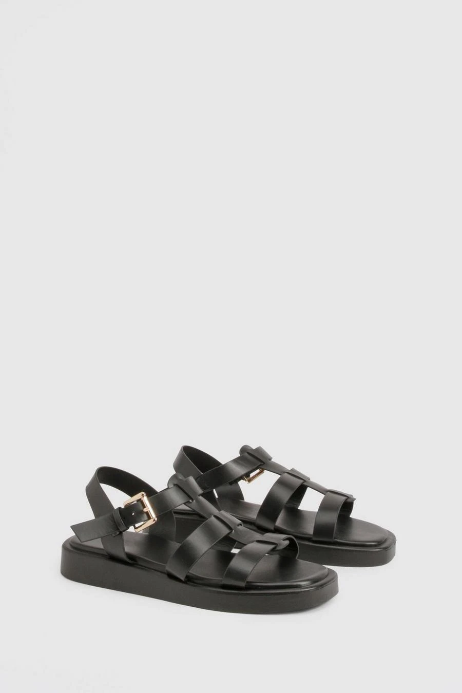 BOOHOO Wide Fit Chunky Fisherman Sandals 2 BOOHOO Wide Fit Chunky Fisherman Sandals - Image 2