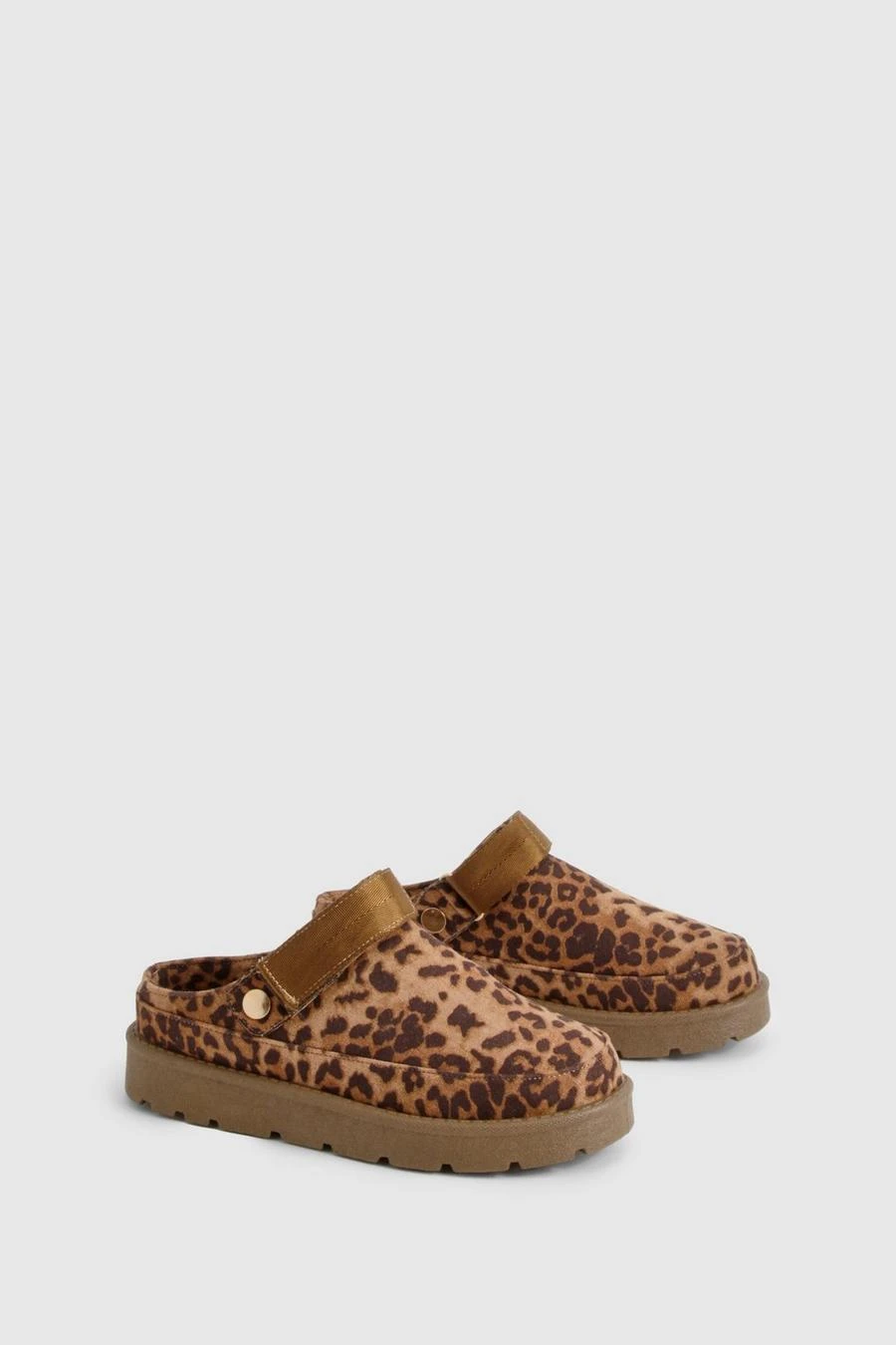 BOOHOO Leopard Slingback Cosy Mules 2 BOOHOO Leopard Slingback Cosy Mules - Image 2