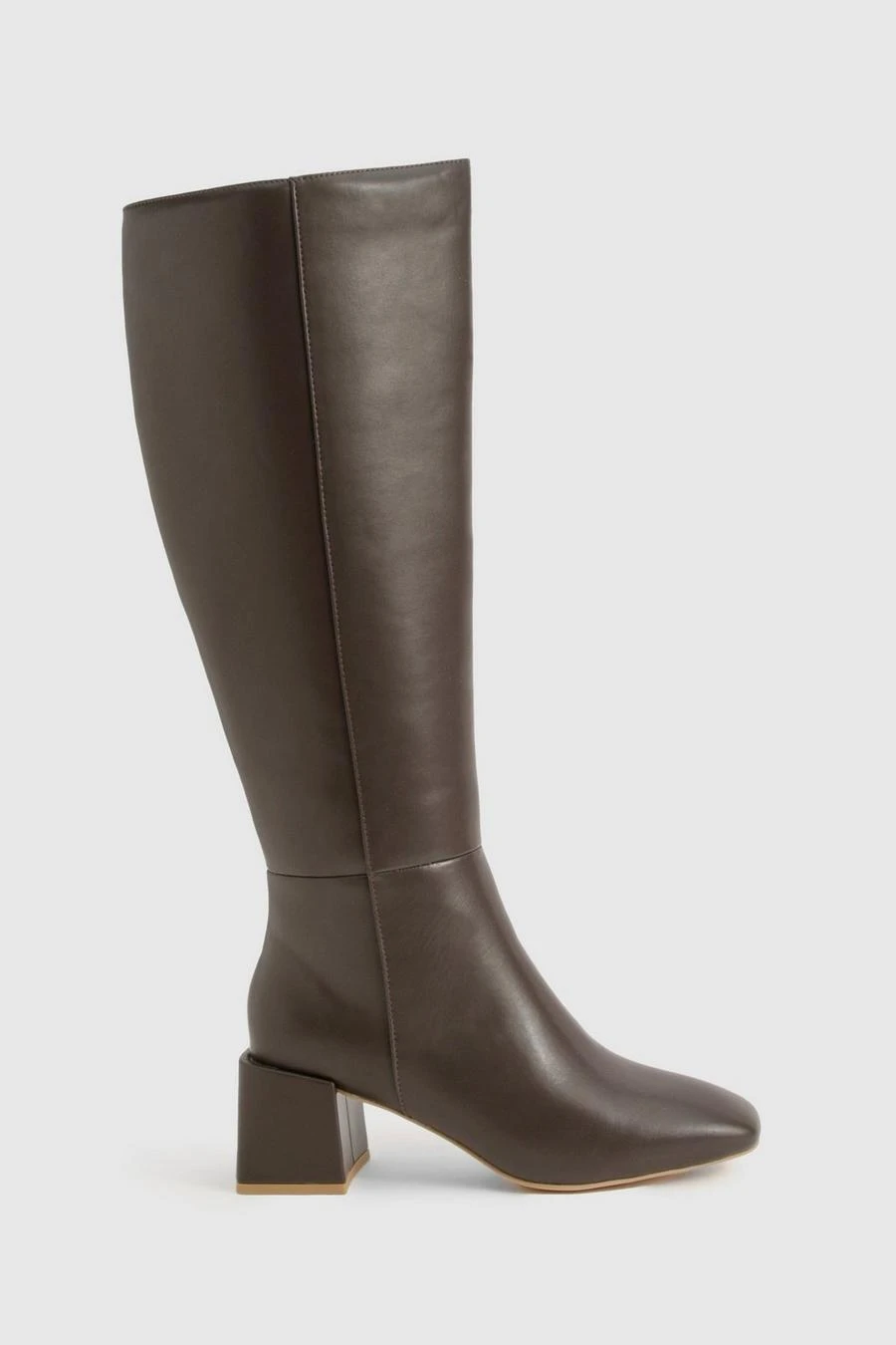 BOOHOO Low Block Knee High Boots 3 BOOHOO Low Block Knee High Boots - Image 3