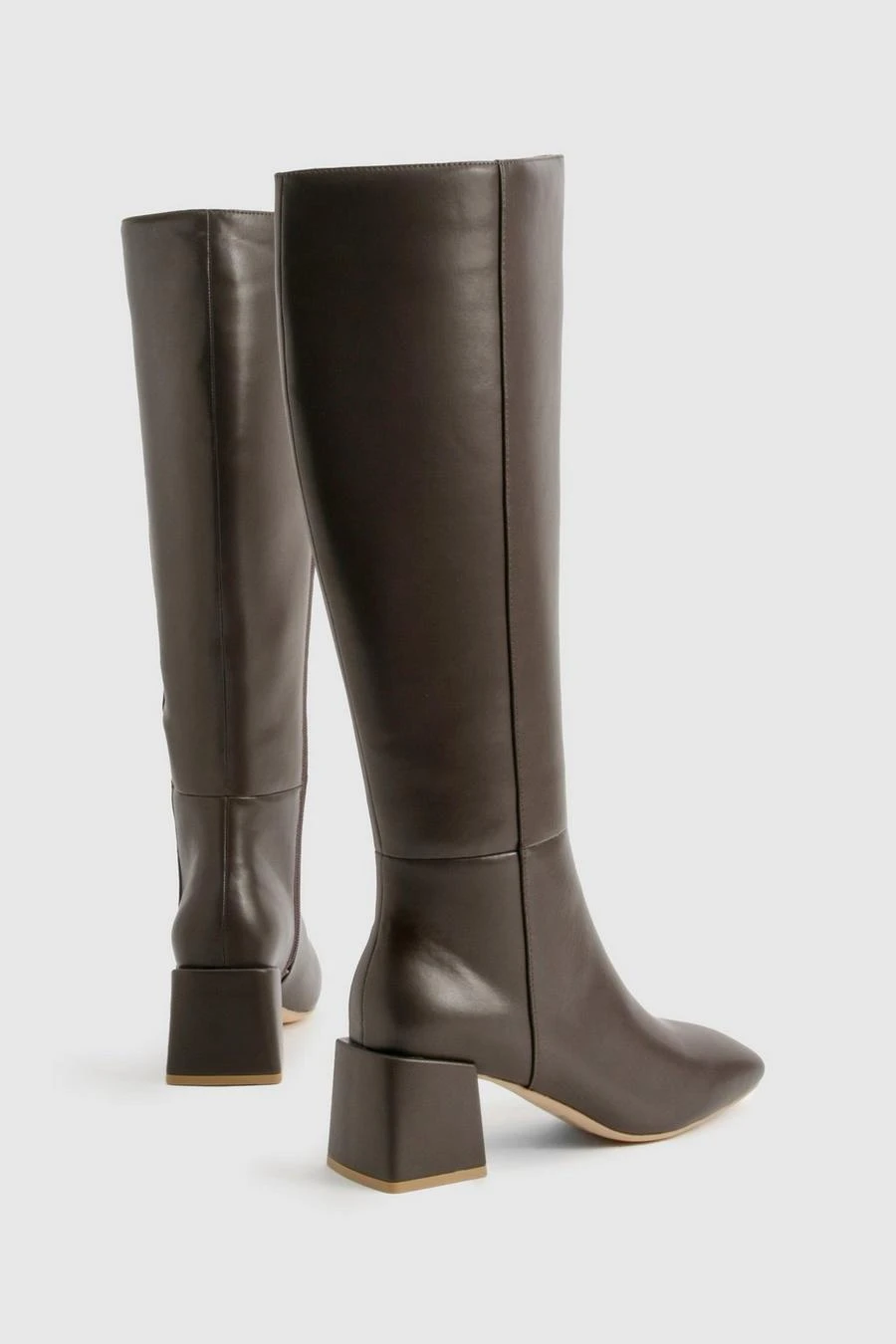 BOOHOO Low Block Knee High Boots 4 BOOHOO Low Block Knee High Boots - Image 4