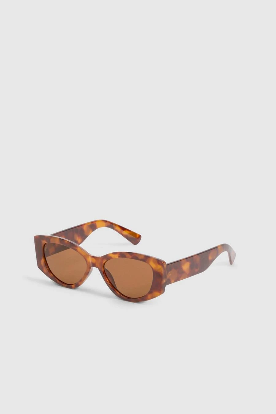 BOOHOO Tortoiseshell Rectangular Sunglasses 2 BOOHOO Tortoiseshell Rectangular Sunglasses - Image 2