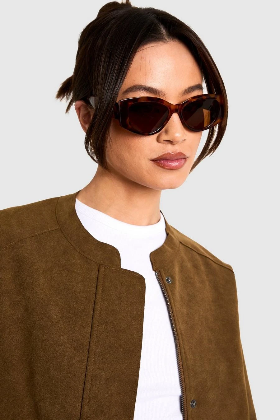 BOOHOO Tortoiseshell Rectangular Sunglasses 1 BOOHOO Tortoiseshell Rectangular Sunglasses