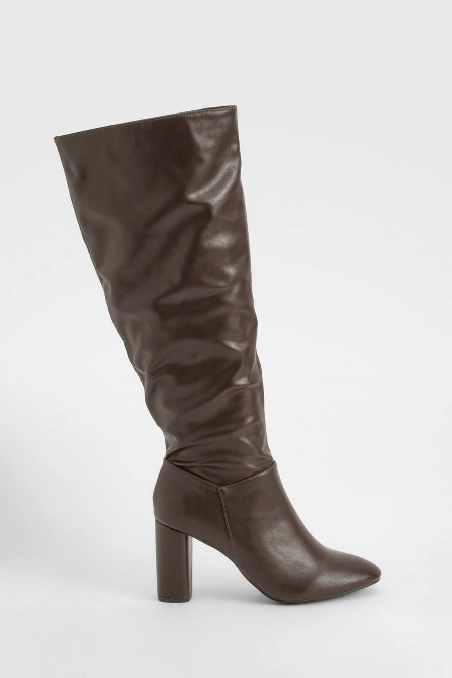 BOOHOO Block Heel Knee High Boots 2 BOOHOO Block Heel Knee High Boots - Image 2