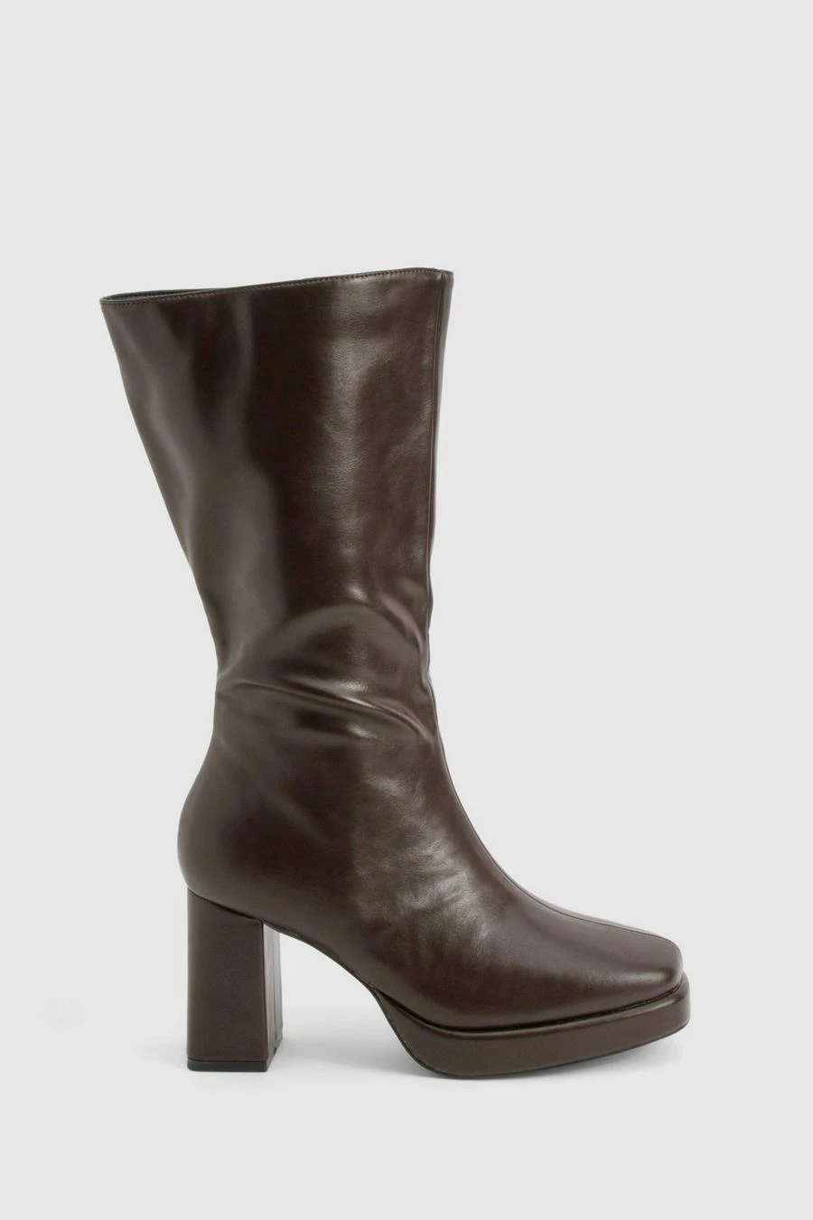 BOOHOO Platform Knee High Boots 3 BOOHOO Platform Knee High Boots - Image 3