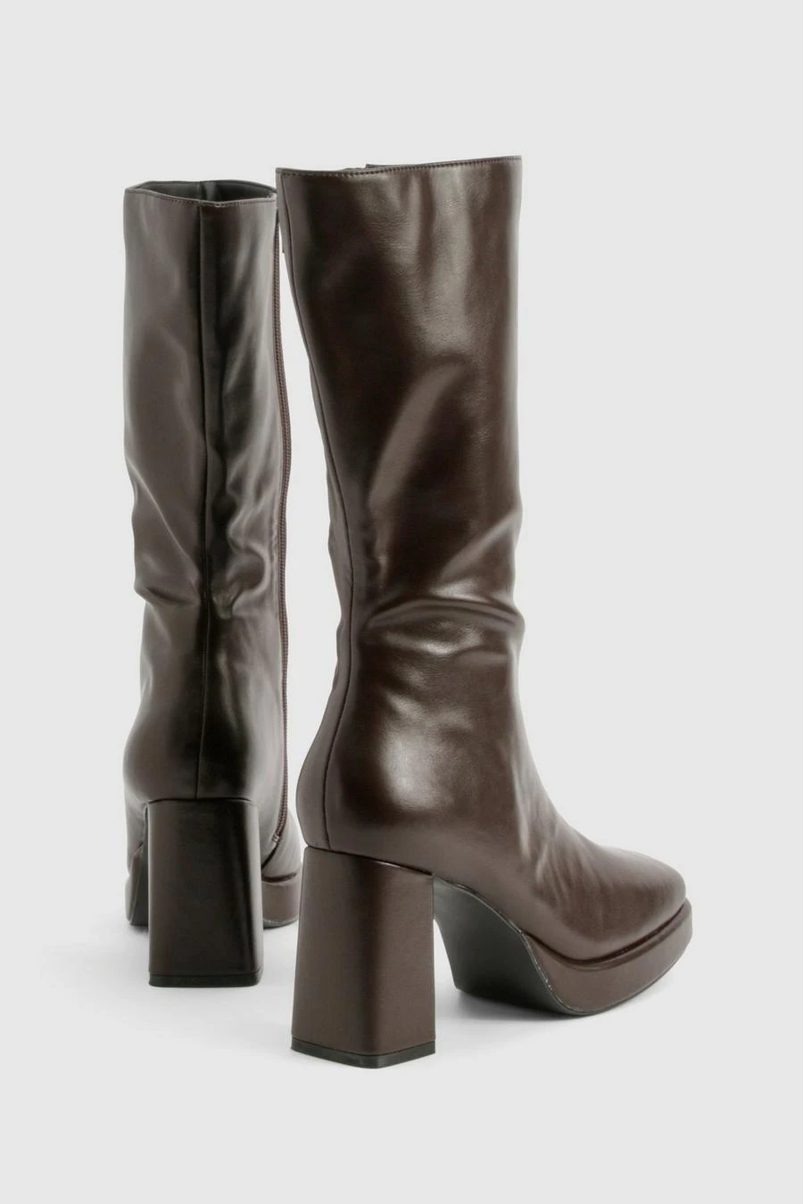 BOOHOO Platform Knee High Boots 4 BOOHOO Platform Knee High Boots - Image 4