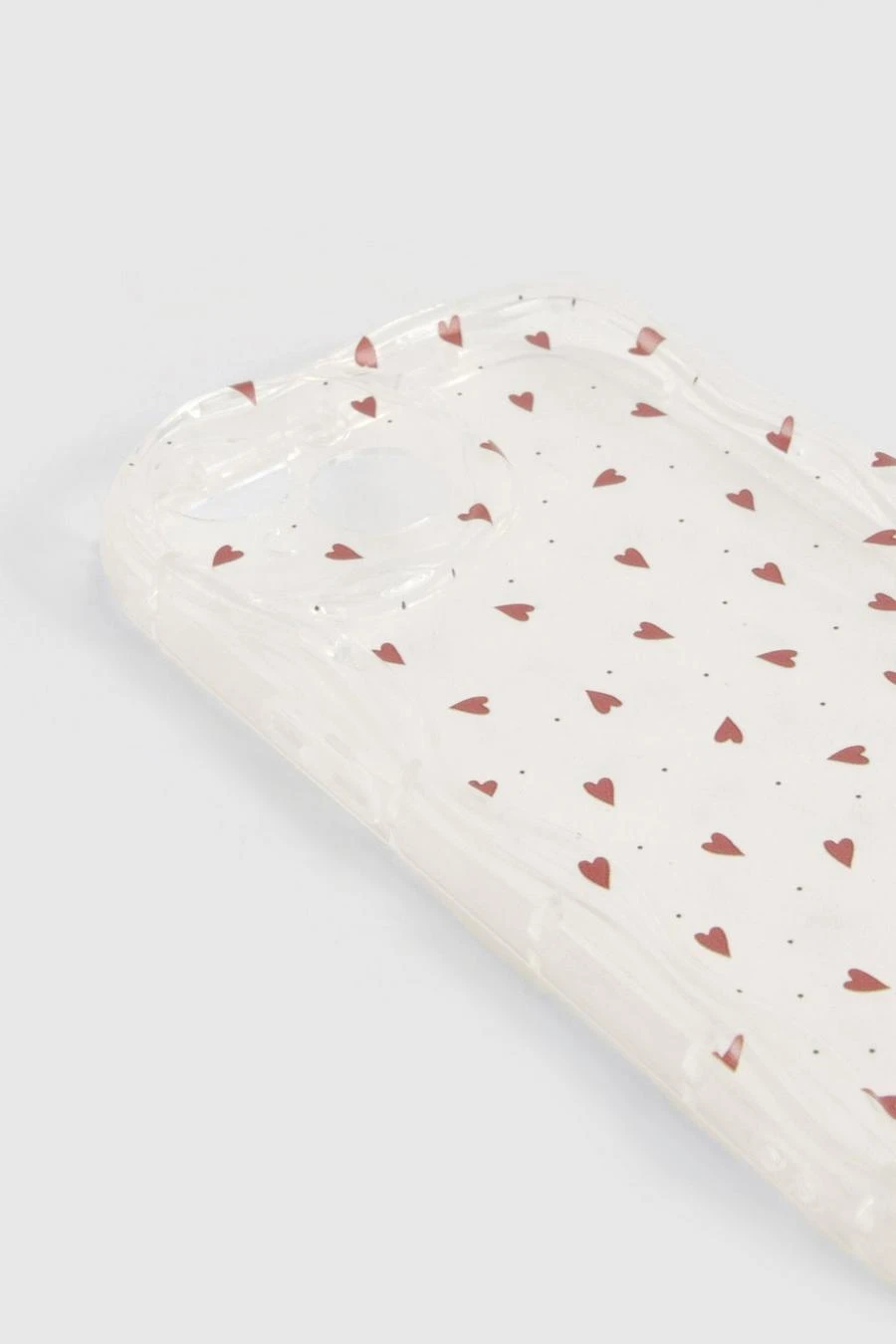 BOOHOO Clear Scattered Heart Phone Case 3 BOOHOO Clear Scattered Heart Phone Case - Image 3