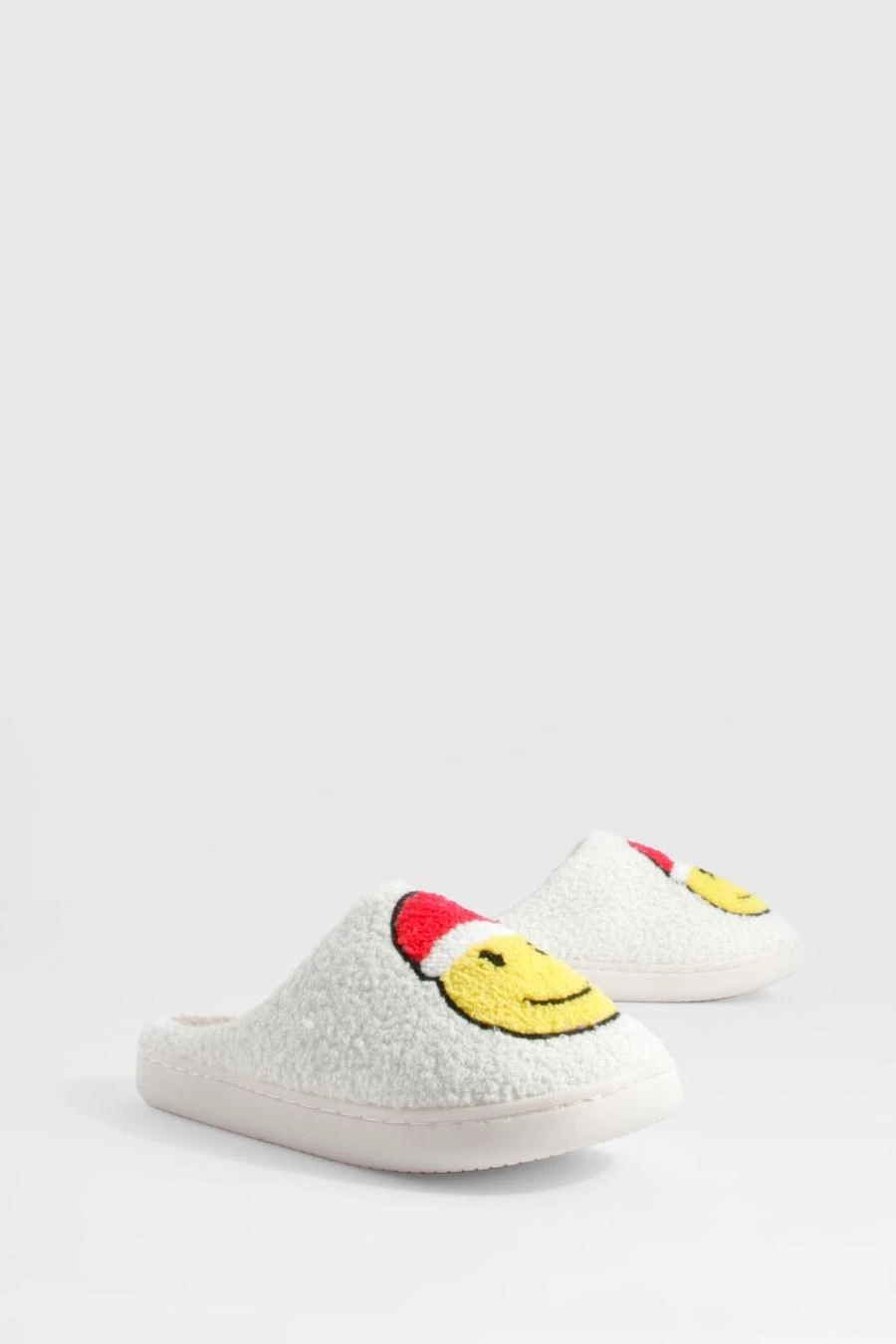 BOOHOO Santa Borg Face Slippers 1 BOOHOO Santa Borg Face Slippers
