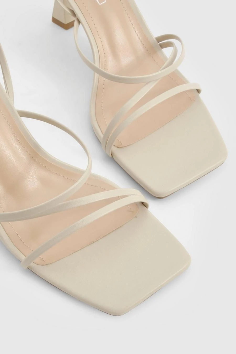 BOOHOO Wide Fit Strappy Mid Height Heels 4 BOOHOO Wide Fit Strappy Mid Height Heels - Image 4