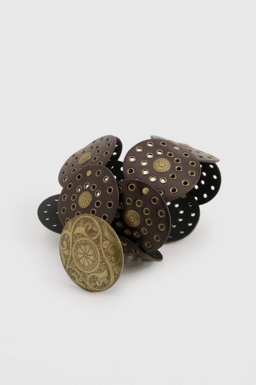 BOOHOO Studded Disc Buckle Belt 2 BOOHOO Studded Disc Buckle Belt - Image 2