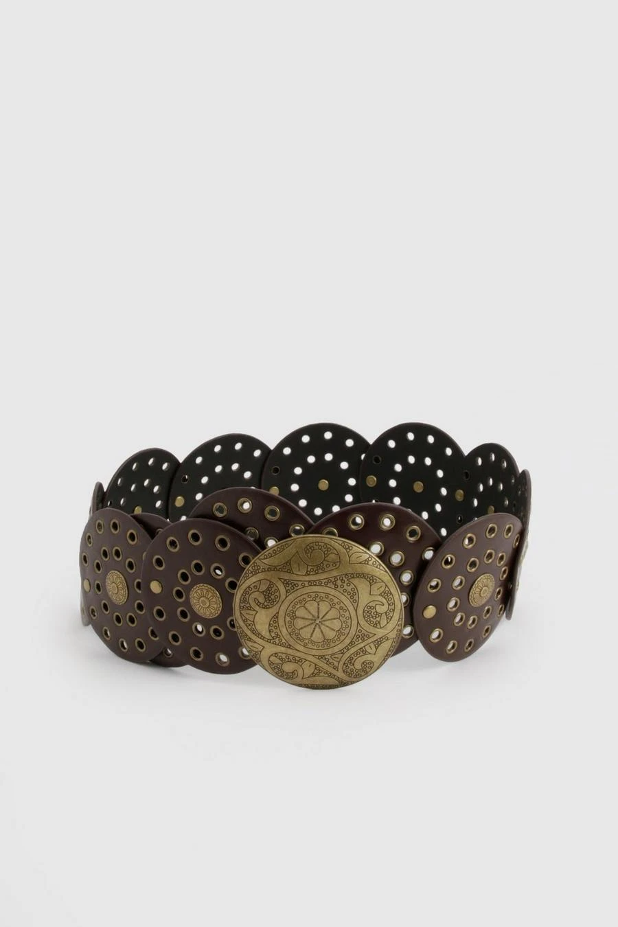 BOOHOO Studded Disc Buckle Belt 3 BOOHOO Studded Disc Buckle Belt - Image 3