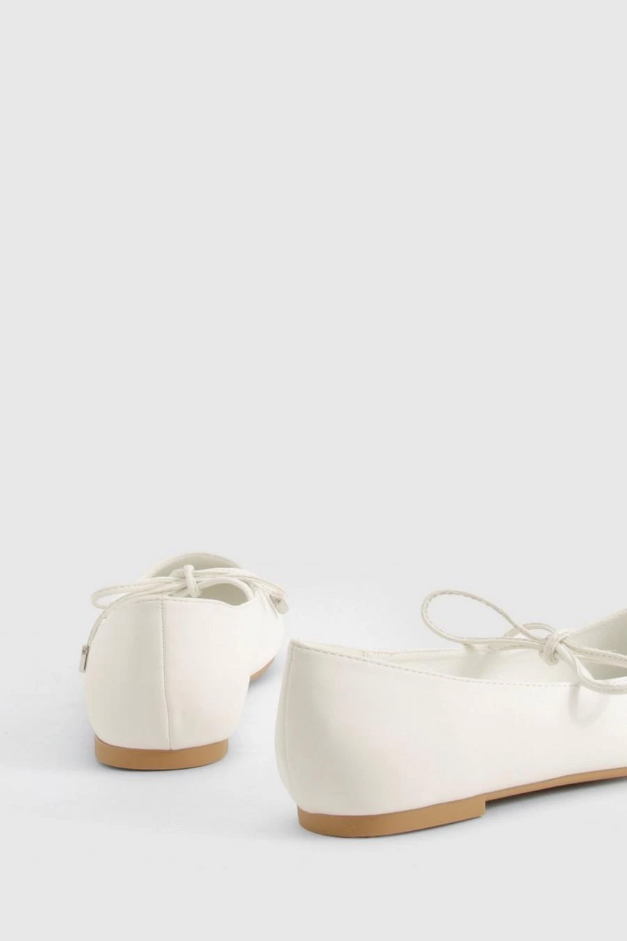BOOHOO Tie Detail Mary Jane Ballet Flats 4 BOOHOO Tie Detail Mary Jane Ballet Flats - Image 4