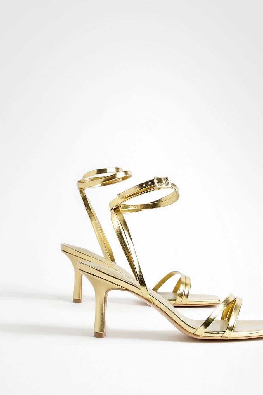 BOOHOO Wide Fit Double Strap Flat Heel Sandals 3 BOOHOO Wide Fit Double Strap Flat Heel Sandals - Image 3