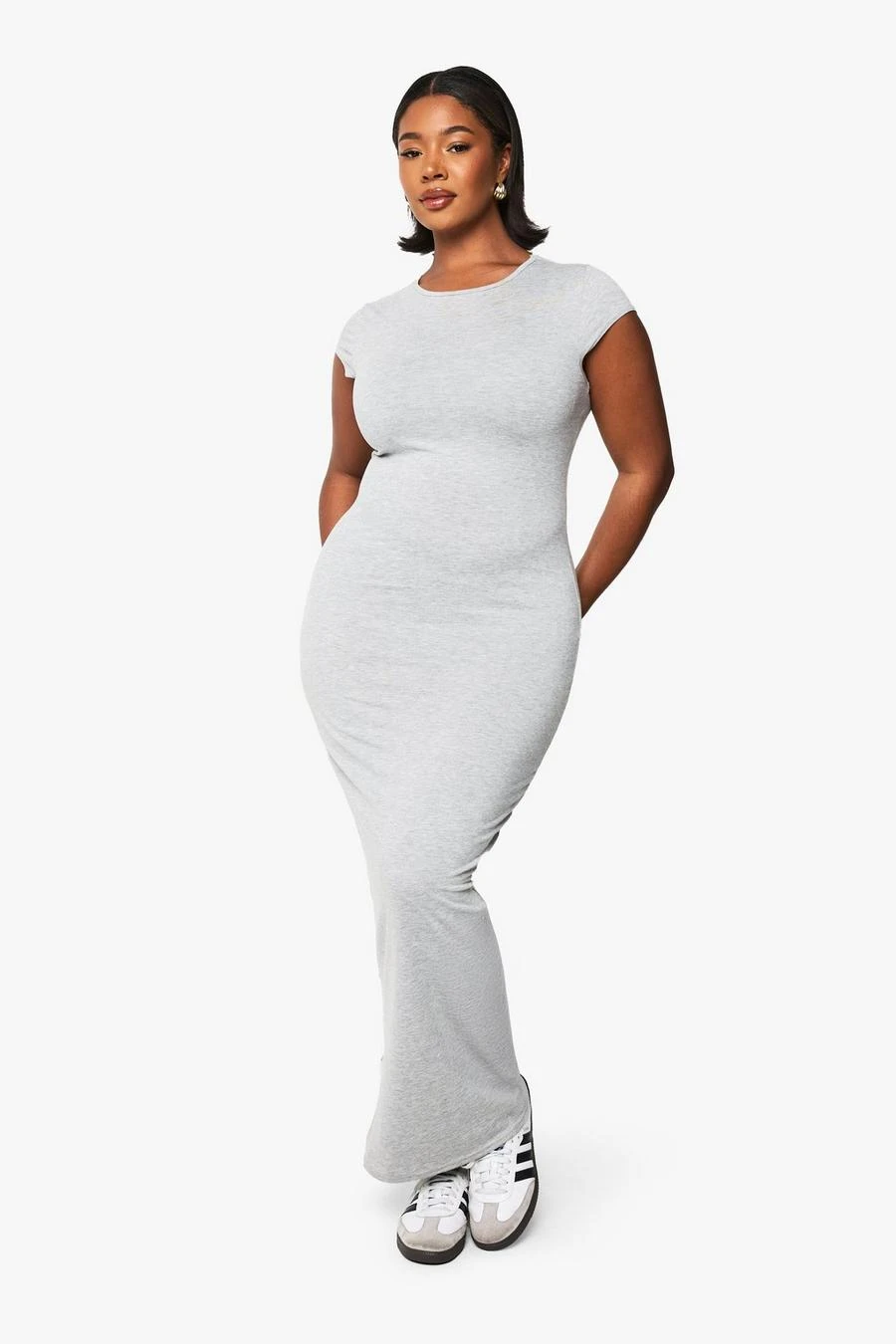 BOOHOO Plus Super Soft Short Sleeve Maxi Dress 3 BOOHOO Plus Super Soft Short Sleeve Maxi Dress - Image 3