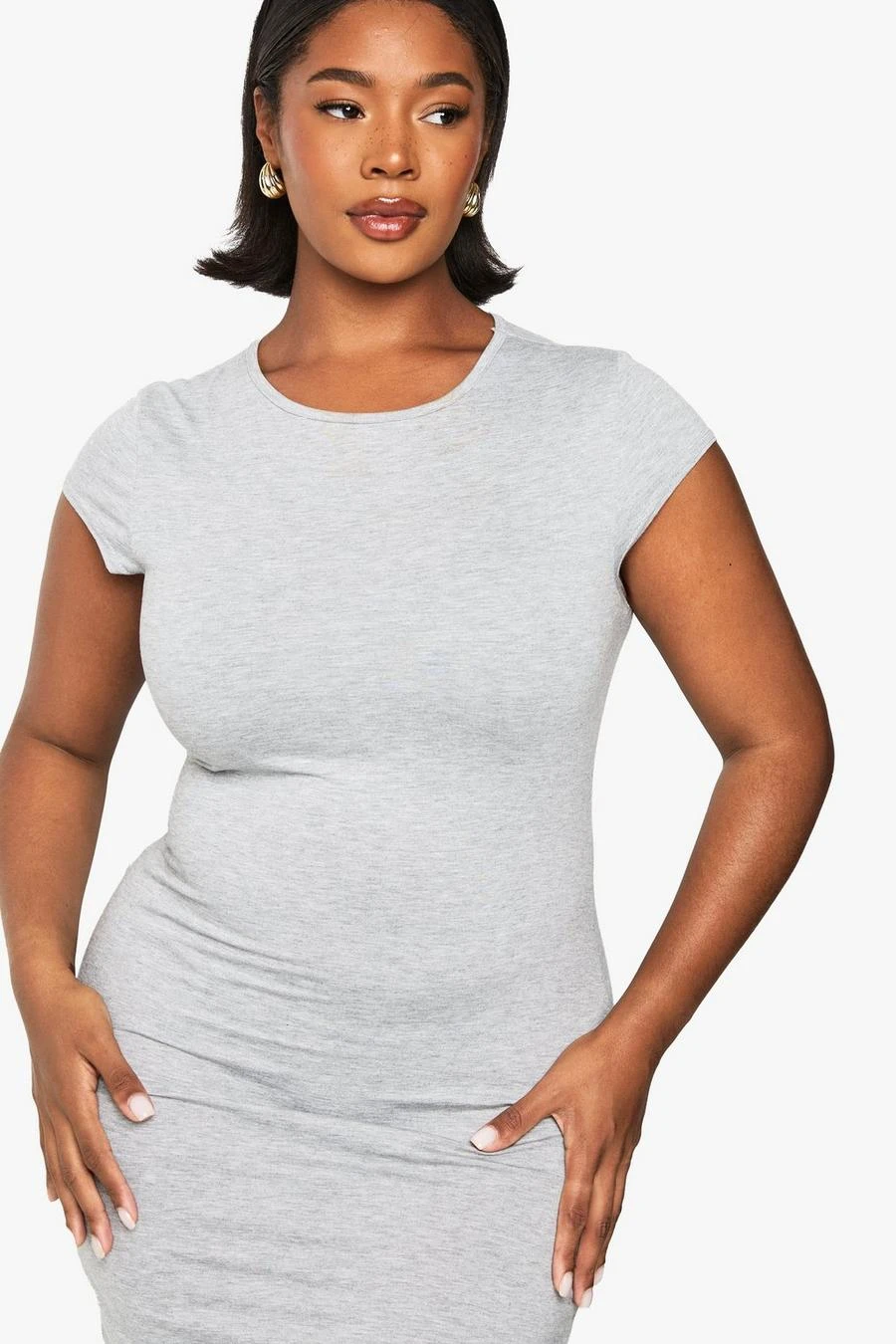 BOOHOO Plus Super Soft Short Sleeve Maxi Dress 4 BOOHOO Plus Super Soft Short Sleeve Maxi Dress - Image 4