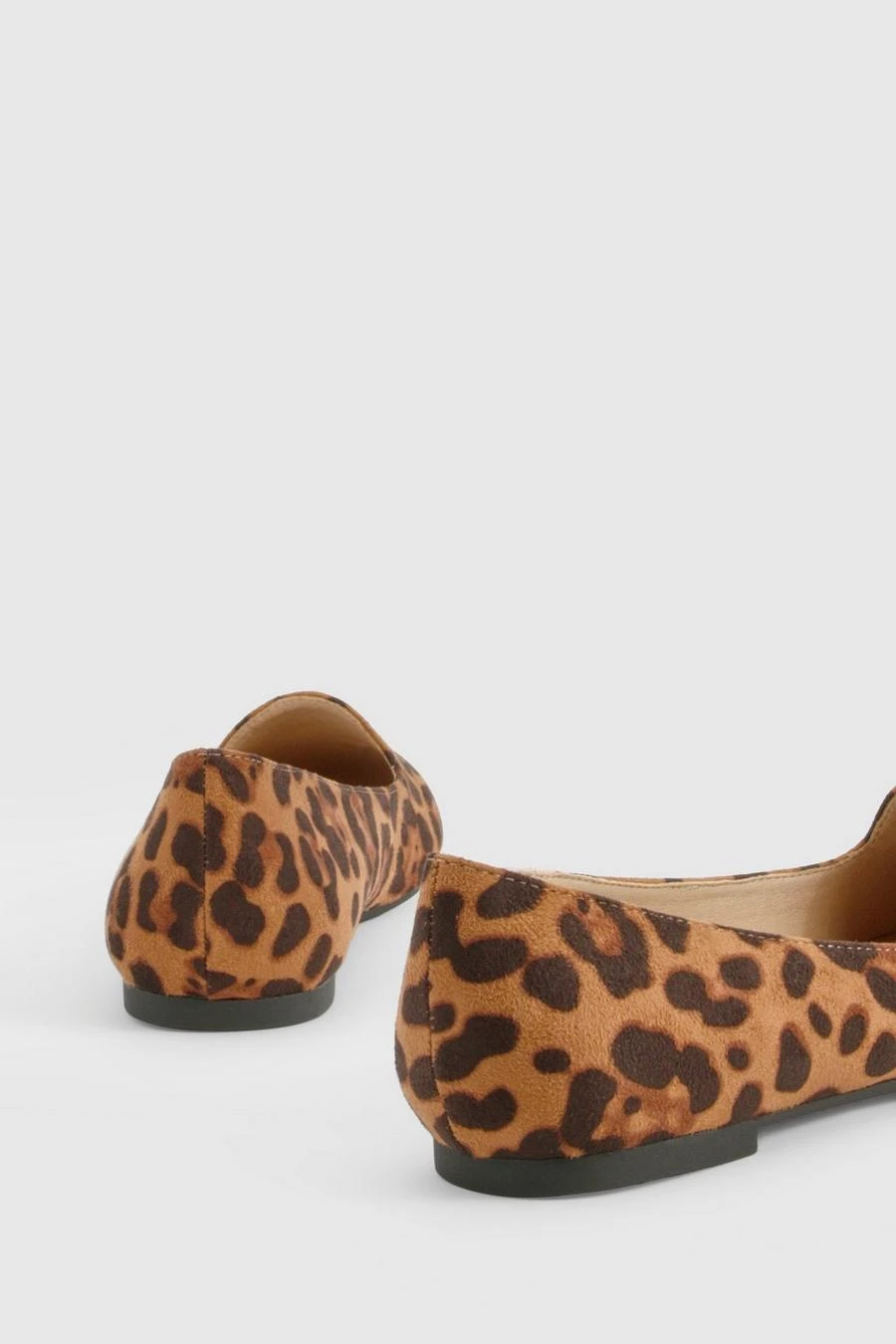 BOOHOO Leopard Basic Slipper Ballet Flats 3 BOOHOO Leopard Basic Slipper Ballet Flats - Image 3