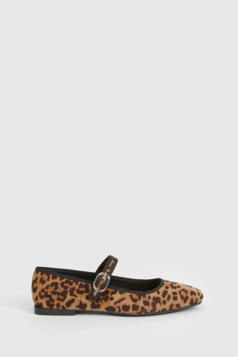 BOOHOO Leopard Print Mary Jane Ballets 3 BOOHOO Leopard Print Mary Jane Ballets - Image 3
