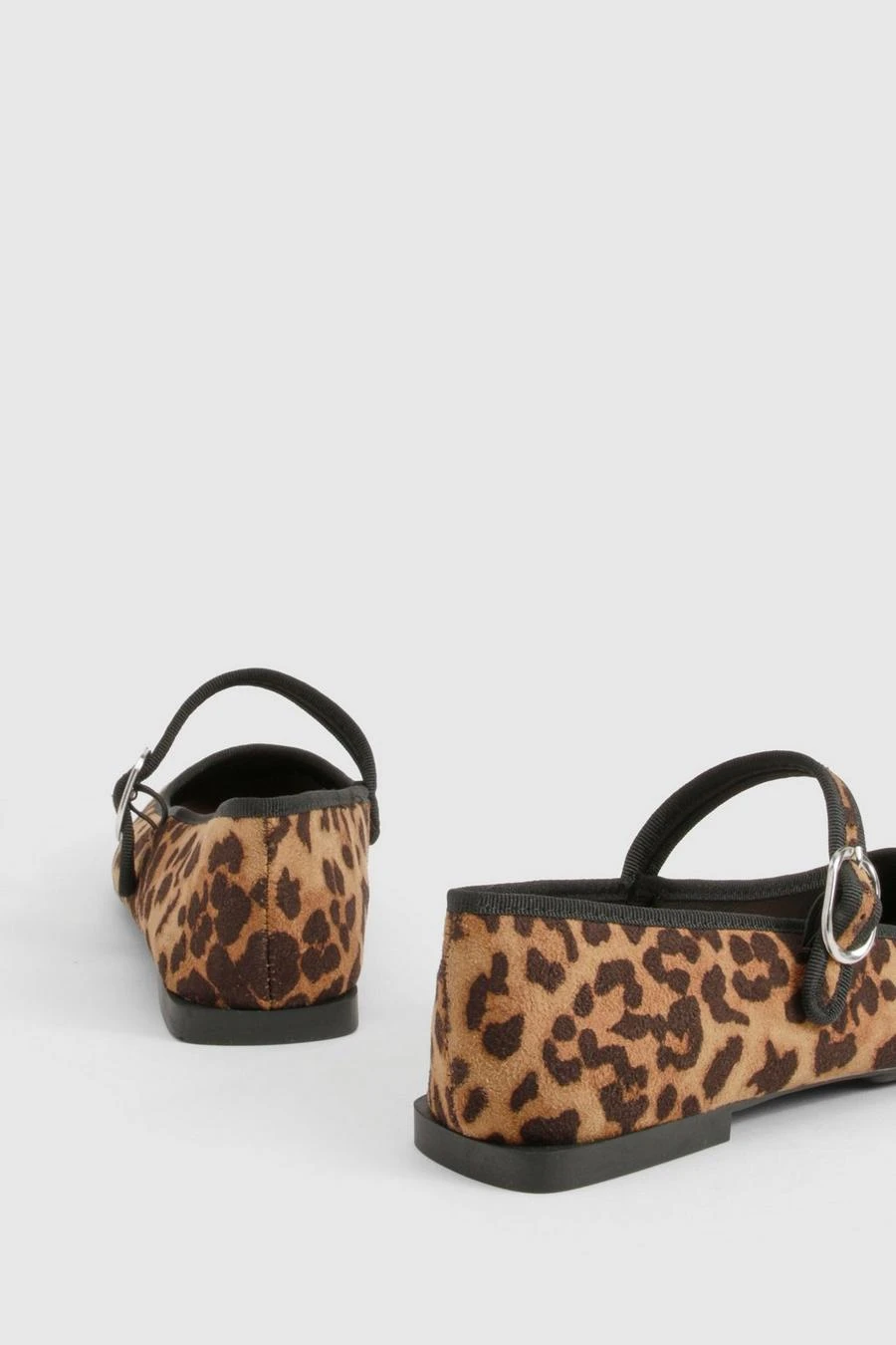 BOOHOO Leopard Print Mary Jane Ballets 4 BOOHOO Leopard Print Mary Jane Ballets - Image 4
