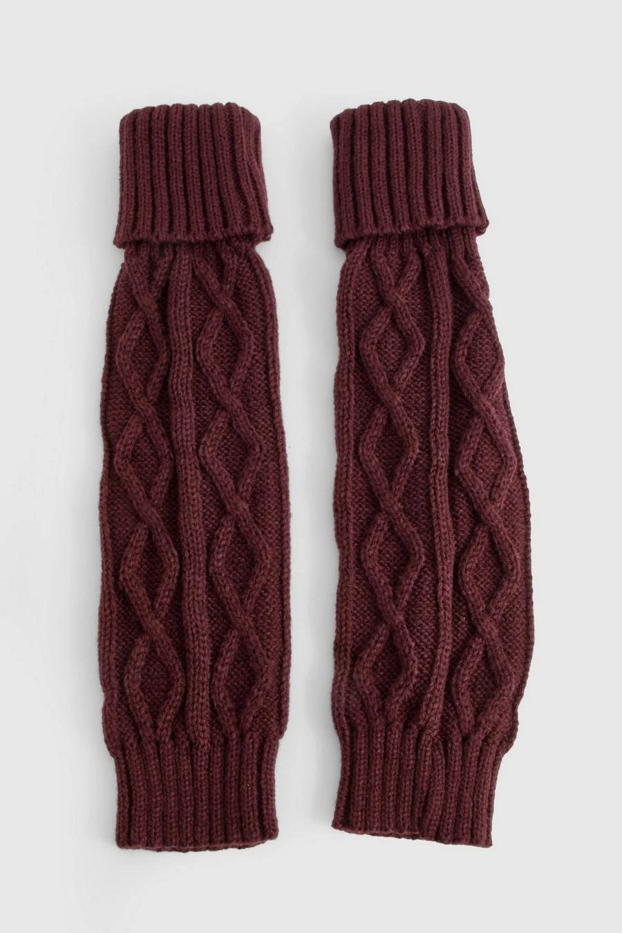 BOOHOO Cable Knit Leg Warmers 2 BOOHOO Cable Knit Leg Warmers - Image 2