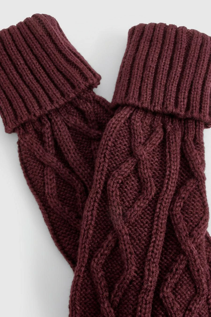 BOOHOO Cable Knit Leg Warmers 3 BOOHOO Cable Knit Leg Warmers - Image 3