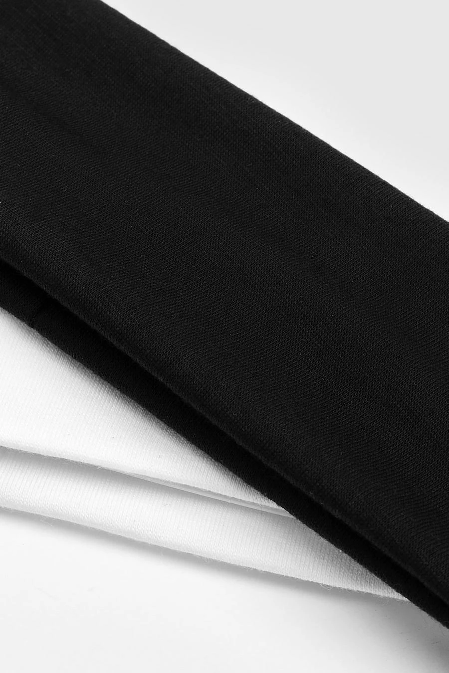 BOOHOO 2 Pack Jersey Headbands 3 BOOHOO 2 Pack Jersey Headbands - Image 3