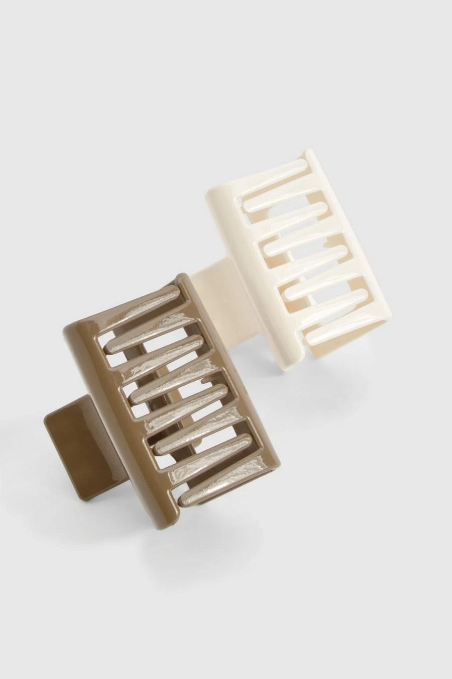 BOOHOO 2 Pack Square Claw Hair Clip 3 BOOHOO 2 Pack Square Claw Hair Clip - Image 3