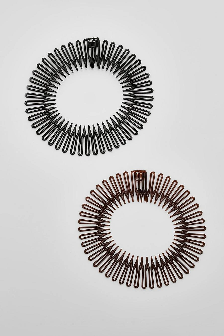 BOOHOO 2 Pack Stretch Zig Zag Headbands 1 BOOHOO 2 Pack Stretch Zig Zag Headbands