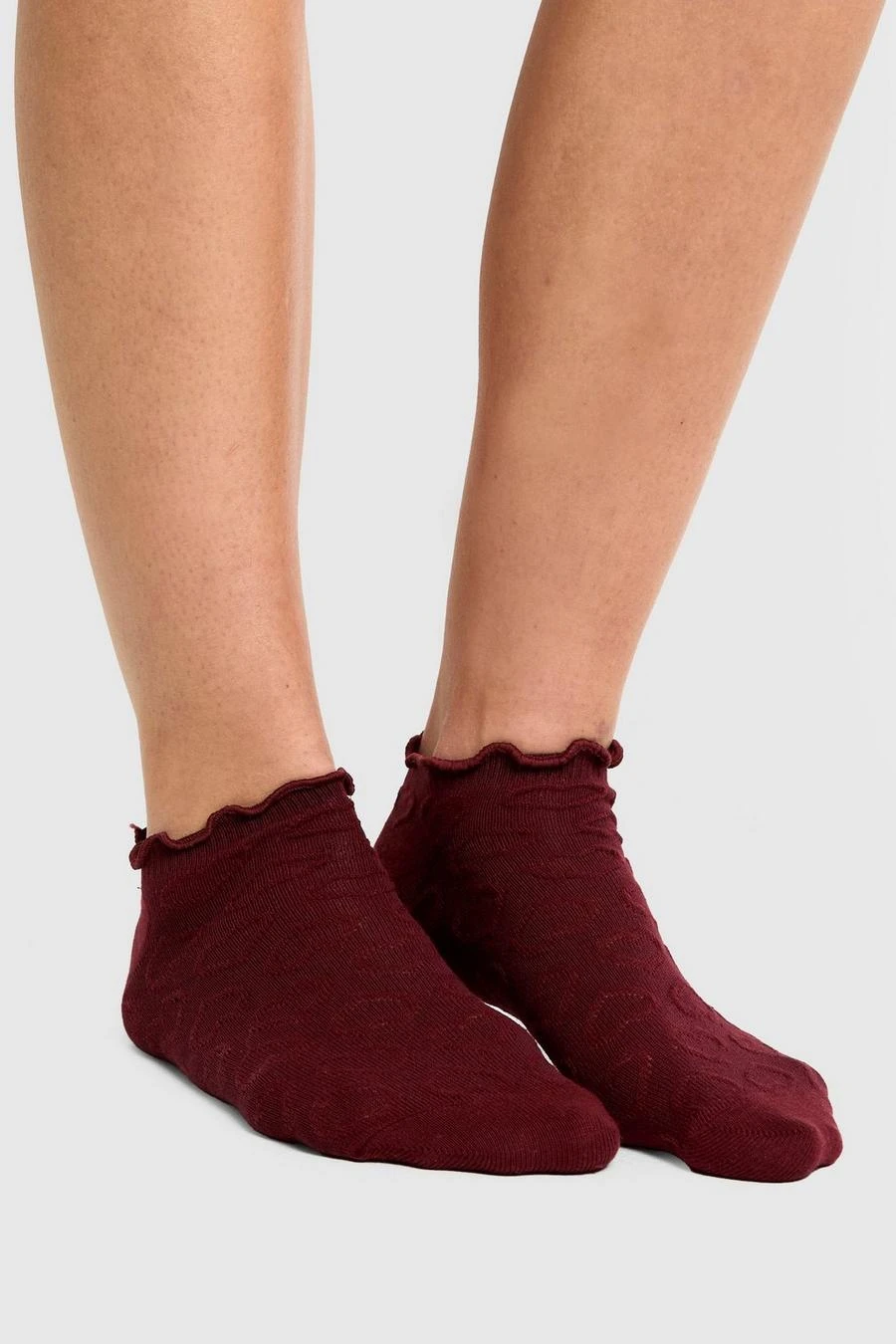 BOOHOO Embossed Heart Ankle Sock 5 Pack 2 BOOHOO Embossed Heart Ankle Sock 5 Pack - Image 2