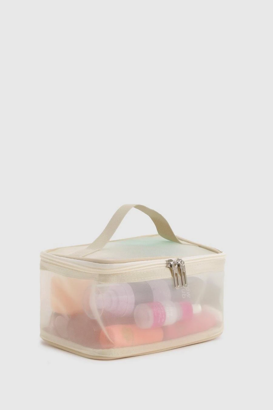 BOOHOO Mesh Travel Washbag 2 BOOHOO Mesh Travel Washbag - Image 2