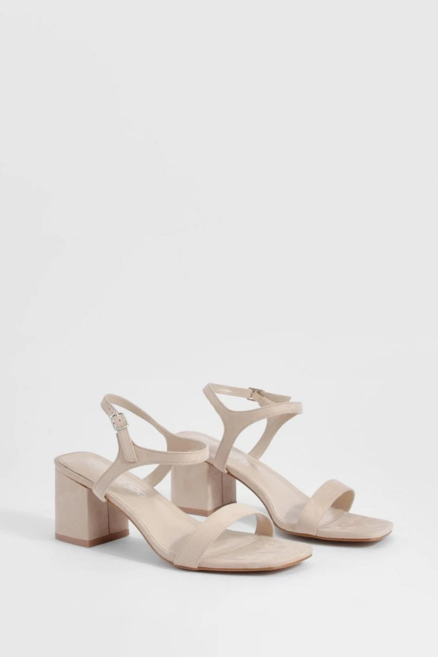BOOHOO Wide Fit Low Block 2 Part Heels 1 BOOHOO Wide Fit Low Block 2 Part Heels