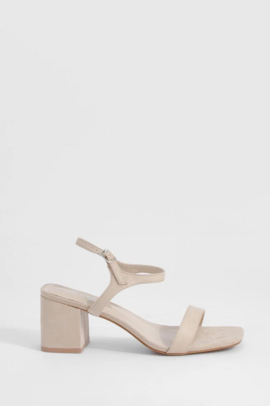 BOOHOO Wide Fit Low Block 2 Part Heels 2 BOOHOO Wide Fit Low Block 2 Part Heels - Image 2