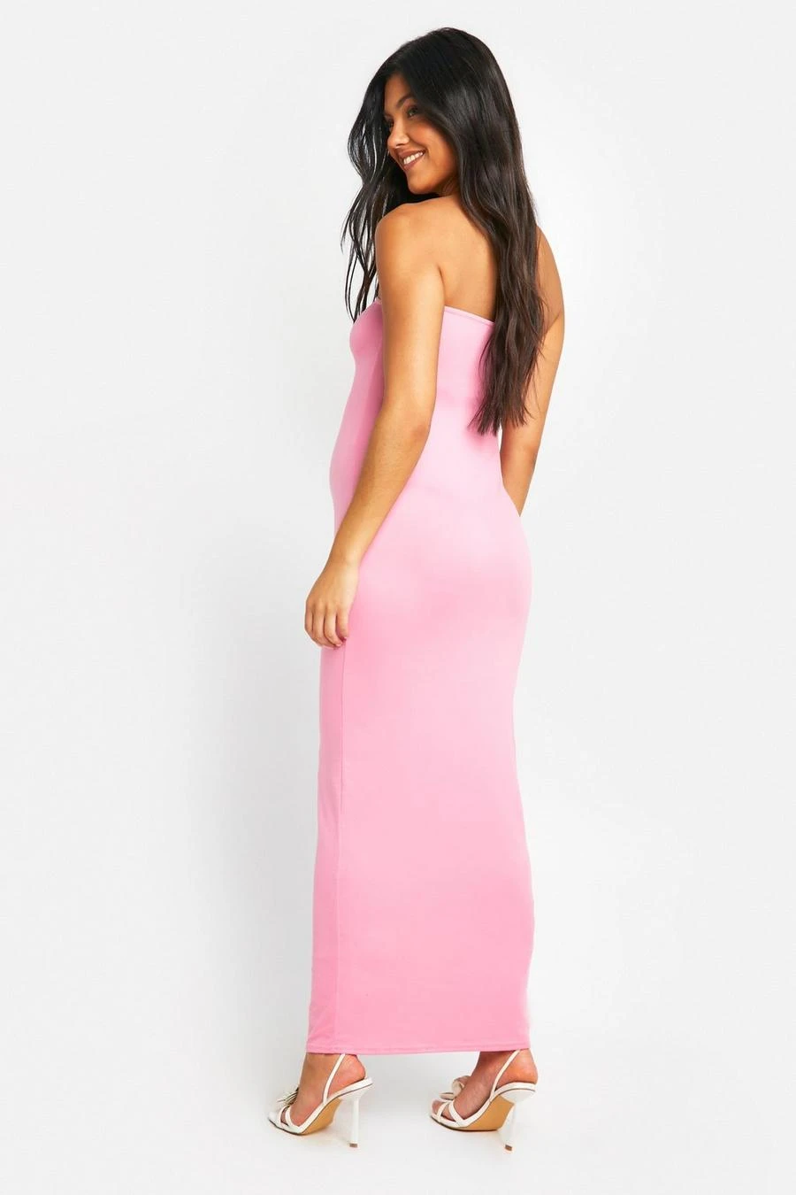 BOOHOO Maternity Super Soft Bandeau Maxi Dress 2 BOOHOO Maternity Super Soft Bandeau Maxi Dress - Image 2