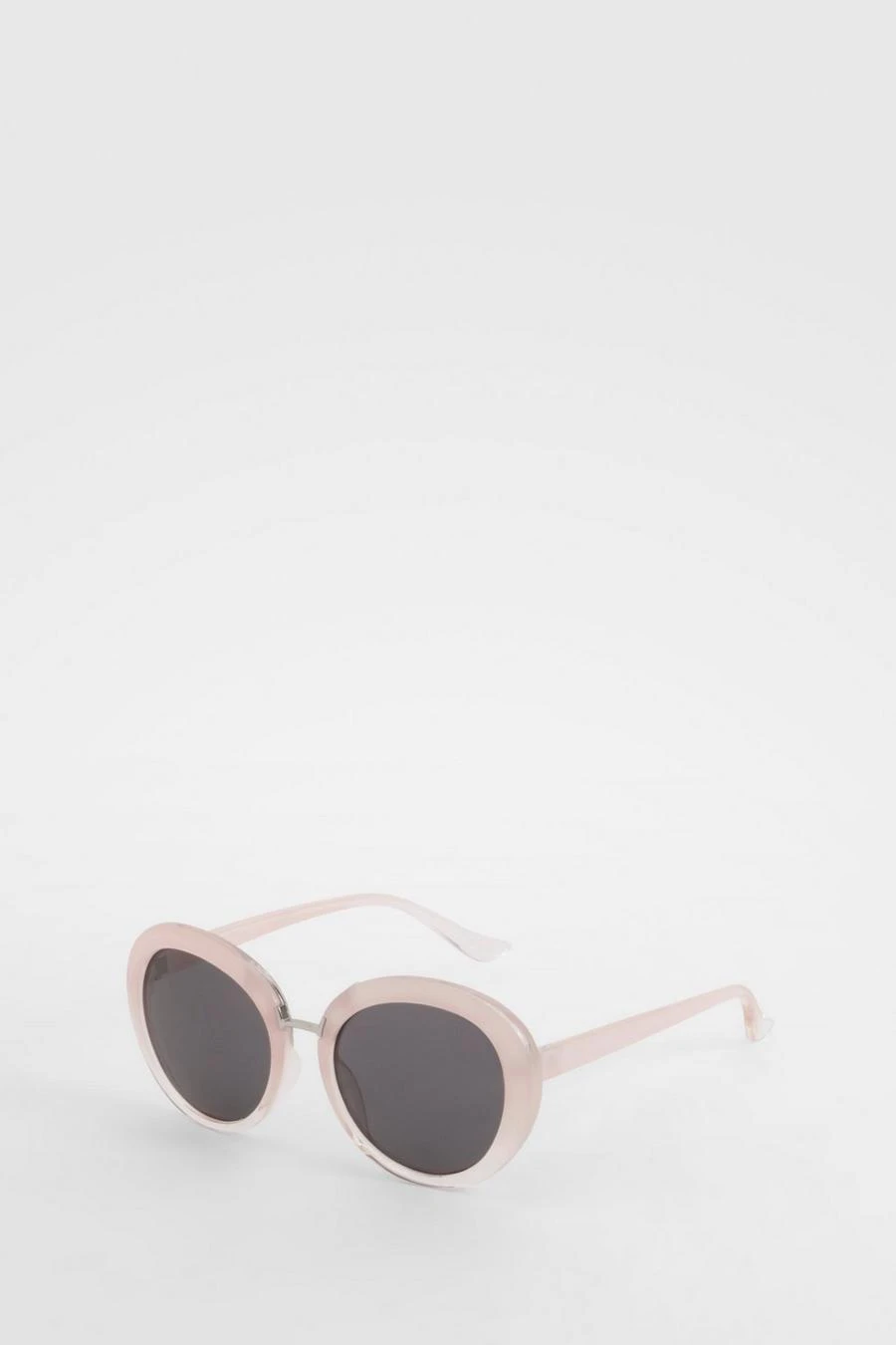 BOOHOO Pink Marble Round Shape Sunglasses 2 BOOHOO Pink Marble Round Shape Sunglasses - Image 2