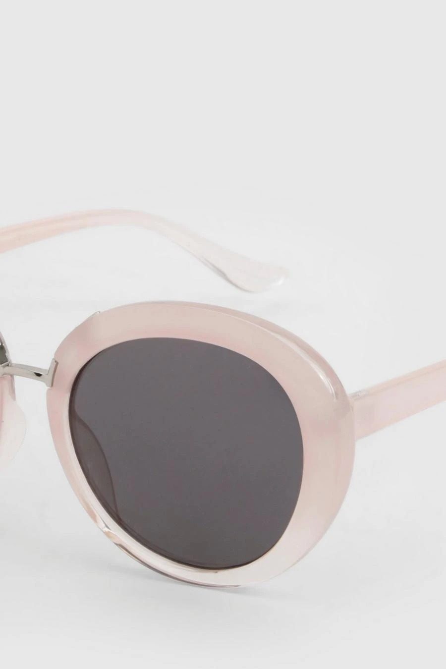 BOOHOO Pink Marble Round Shape Sunglasses 3 BOOHOO Pink Marble Round Shape Sunglasses - Image 3