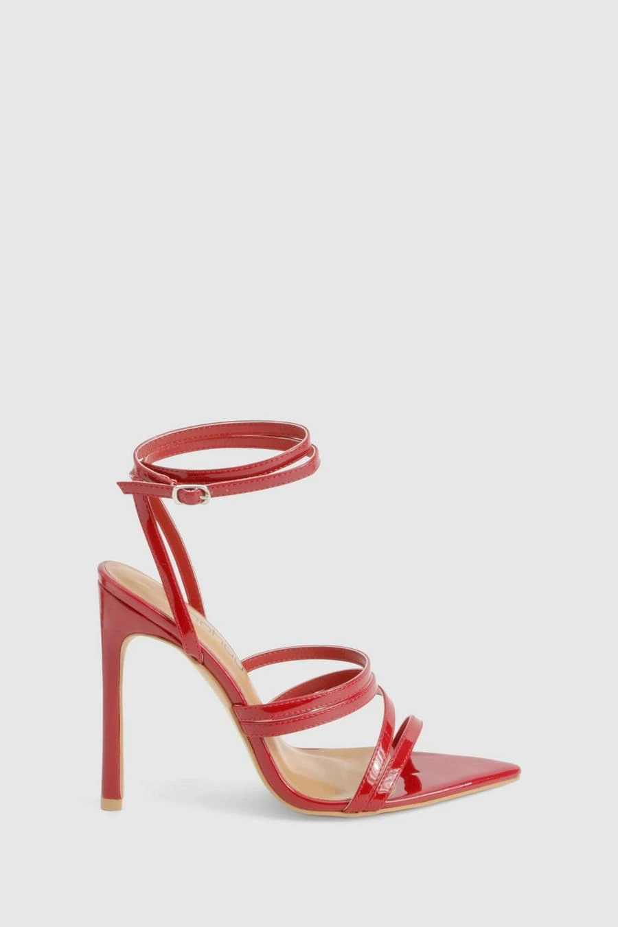 BOOHOO Multi Strap Pointed Toe Stiletto Heels 3 BOOHOO Multi Strap Pointed Toe Stiletto Heels - Image 3